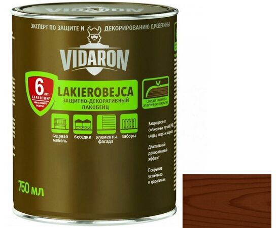 Wood impregnation Vidaron Lakobeyc 750 ml L08 royal rosewood