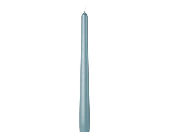 Cone candle Bolsius metallic blue 245/24 mm bx4