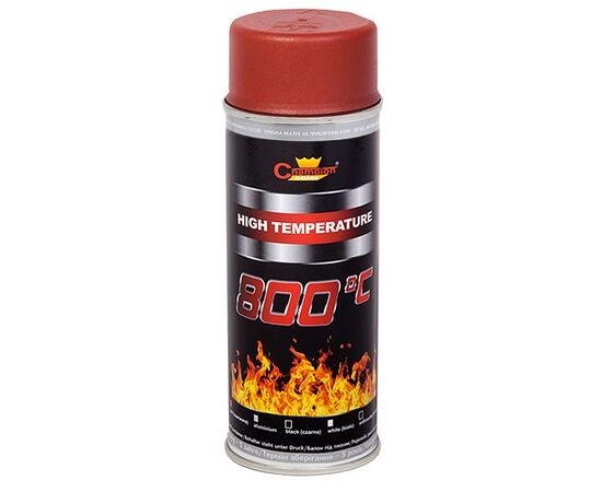 სპრეი ცეცხლგამძლე Champion High Temperature 400 მლ წითელი