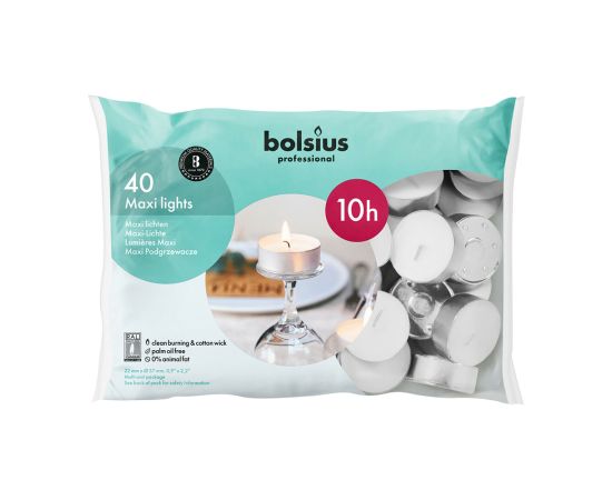 Candle Bolsius 10 hours 40 pcs