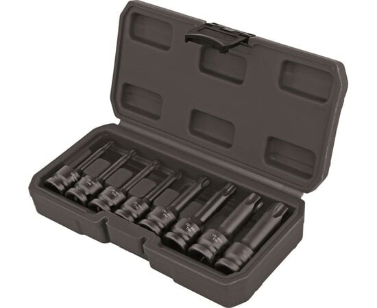 Impact magnetic bit set Topmaster 338800 T30-80 8 pcs