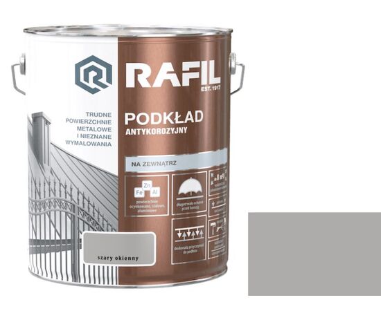 Primer anticorrosive Sniezka Rafil grey 5 l