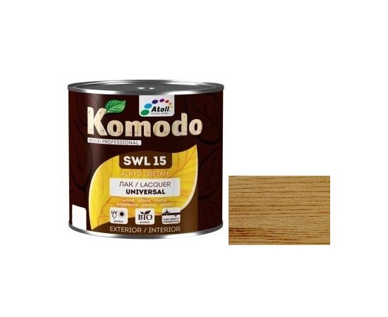 Varnish Komodo Universal SWL-15 0.7 l oak