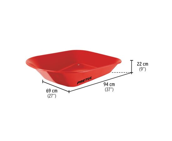 Wheelbarrow Pretul CAP-40NB 65 l