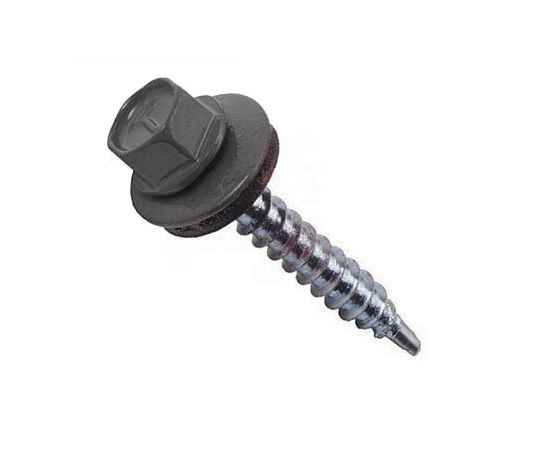 Self-tapping screws with drill Koelner 4,8x28 for wood with EPDM washer RAL color 20 pcs B-OD-48028T