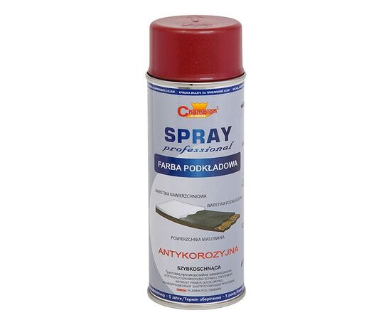 Anti-rust primer spray Champion RAL 3009 400 ml red