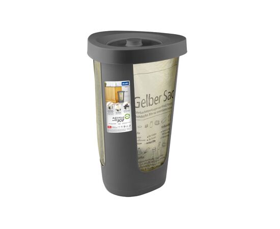 Trash can Rotho 50L FABU anthracite