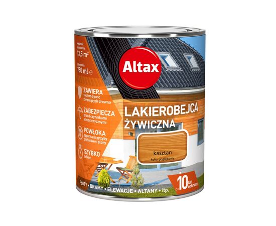 Facade varnish Altax chestnut 750 ml