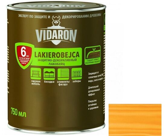 Wood impregnation Vidaron Lakobeyc 750 ml L02 golden pine