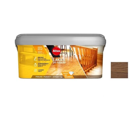 Parquet varnish Altax 2,5 l brown semi matt