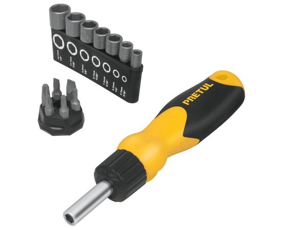 Screwdriver and bit set Pretul DES-14P 14 pcs