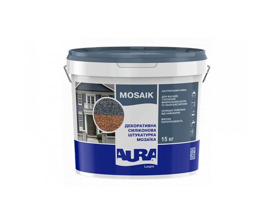 დეკორატიული ბათქაში Eskaro Aura Luxpro Mosaik M10 S106 15კგ