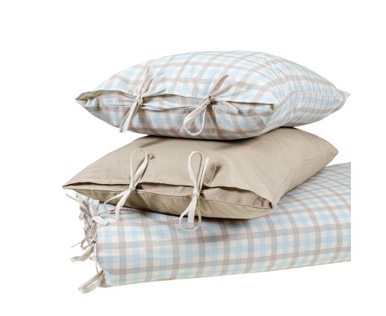 Bed linen set Home Line 184229 turquoise and beige