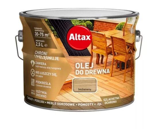 Wood oil Altax colourless 2.5 l