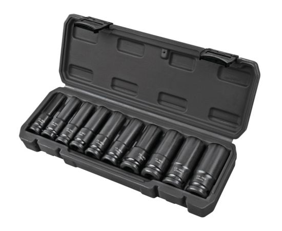 Impact deep socket set Topmaster 338803 1/2" 10-24 mm 10 pcs