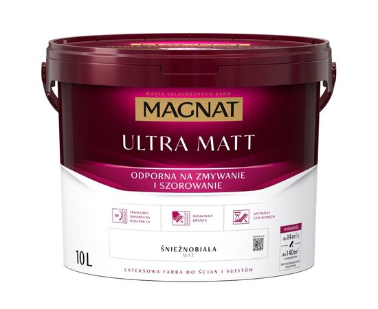 Interior paint Magnat Ultra Matt 10 l white