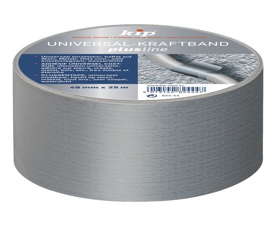 Adhesive tape reinforced moisture resistant silver (basic) Kip 5х50м