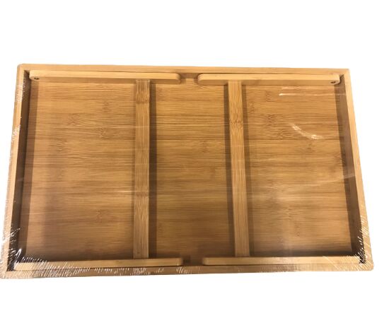 Tray with stand bamboo MG-1219