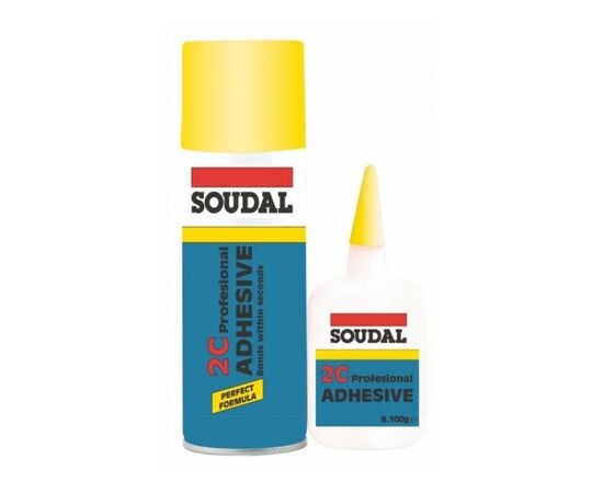 Two-component instant adhesive Soudal 2C 400 ml + 100 g