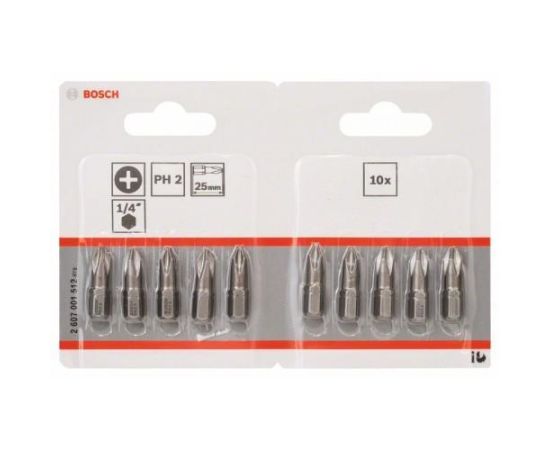 Bit Bosch 2607001512 PH2 25 mm 10 pcs