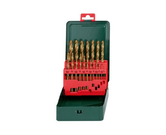 Set of drills for metal Metabo HSS-TIN SP 1-10 mm 19 pcs (627156000)