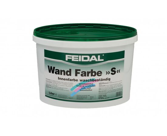 წყალემულსია შიდა სამუშაოებისთვის Feidal Wandfarbe S 2.5 ლ