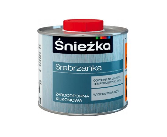 Эмаль жаростойкая Sniezka Srebrzanka 0.2 л