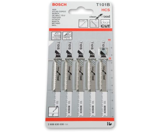 Jig saw Bosch T101 B, HCS 5 pcs