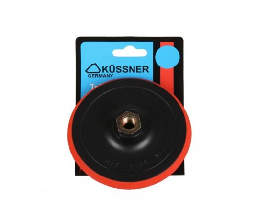 Soft rubber disc with velcro Kussner 1006-580125 125 mm