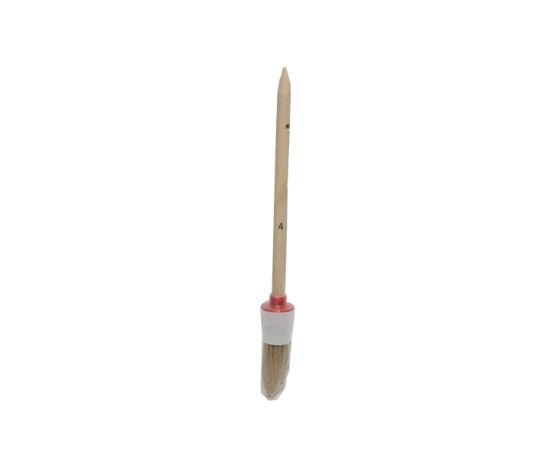 Round paint brush with a wooden handle KANA 83200410 No.4 20 mm