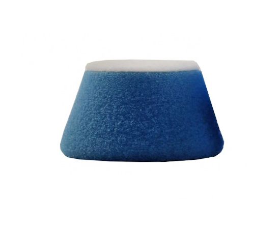 Polishing sponge with Velcro Befar 44515 50x25 mm blue 4 pcs