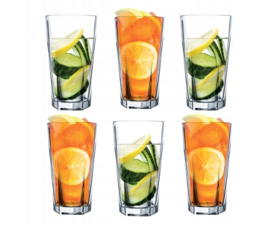 Set of glasses tall Domotti Delight 67531 275ml 6pcs