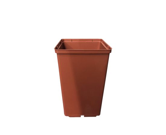 Plastic pot Aleana 12x19.5 cm terracotta