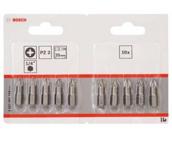 Bit Bosch 2607001559 PZ2x25 mm 10 pcs