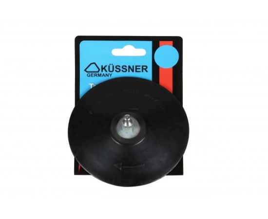 Rubber disc with velcro Kussner 1006-570125 125 mm