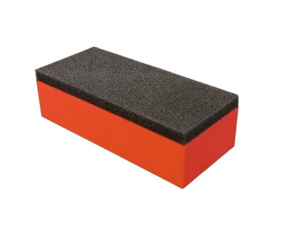 Hand sanding block soft Leo 80012R 90х40 mm red