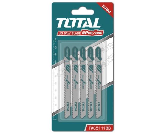 Jigsaw files for metal Total TAC51118B 5 pcs.