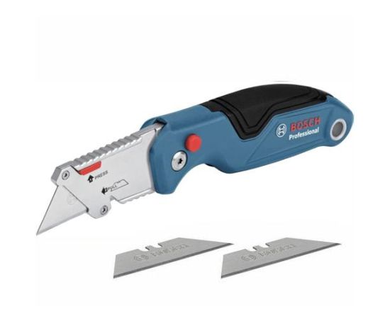 Folding stationery knife with spare blades Bosch 1600A016BL