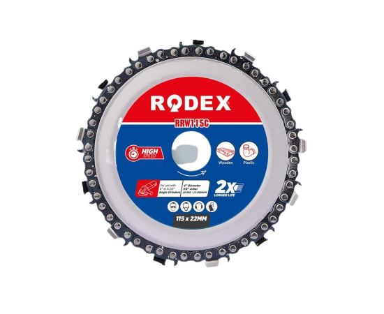 Диск отрезной по дереву Rodex RRW115C 115 мм