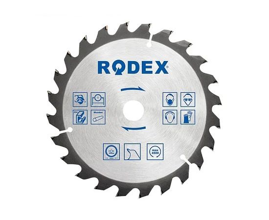 Saw blade for wood Rodex RTS36125 36T 125 mm