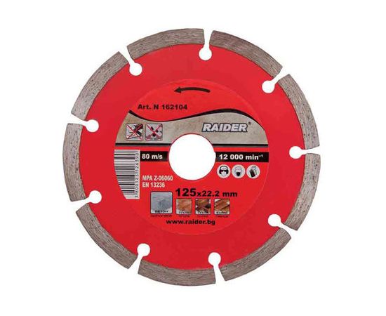 Diamond disc Raider 115x22.2mm RD-DD01