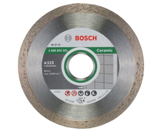 Diamond blade Bosch Standard for Ceramic 115x22.23 mm