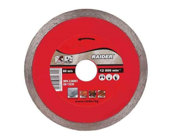 Diamond blade RAIDER WET 162109 180 mm