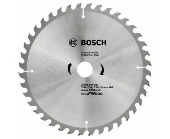 Saw blade Bosch ECO WO 254X30-40T