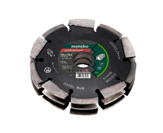 Diamond blade for wall chaser Metabo Professional UP 125 mm (628299000)