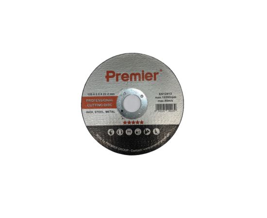 ლითონის საჭრელი დისკო   Premier 125 x 2.0 x 22 მმ.