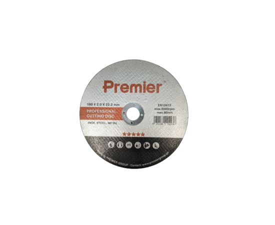 Диск отрезной по металу  Premier 180 x 2.0 x 22 мм.