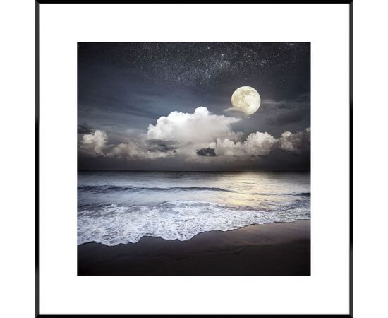 Picture in a frame Styler AB172 MOON BEACH 50X50