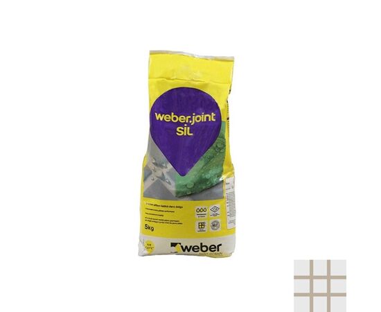 Grout for seams Weber.joint SIL 5 kg 439 grey