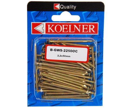 Joiner's nails Koelner 2,2X50 mm zinc 60 pcs B-GWS-2250OC